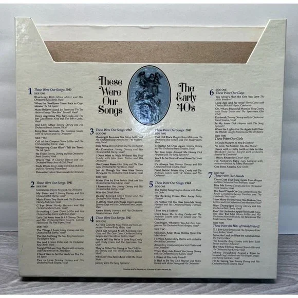 Those Were Our Songs The Early 40s Readers Digest RCA 7 LP Record Box Set